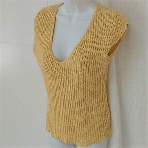 Vtg Anne Campbell chunky Sweater sleeveless